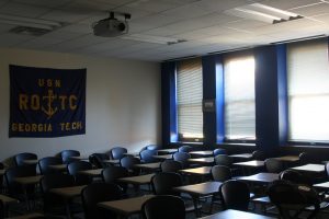 empty classroom